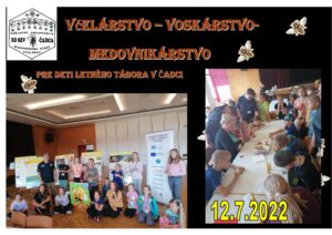 Read more about the article Letný tábor s prezentovaním včelárstva, voskárstva, medovnikárstva.